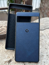 Google Pixel "8" Premium Leather Texture Case - Blue