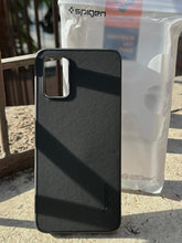 Samsung Galaxy "A02S" Spigen Rugged Texture Case - Black