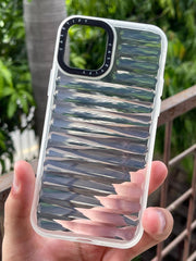 iPhone "12/12 Pro" Translucent Jump Style Silicone Case - White