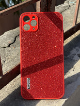 iPhone "11 Pro Max" Glitter Sparkle Case - Red