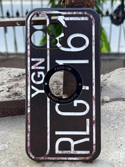 iPhone "13 Pro Max" Silicone "Retro" Edition Case - Black