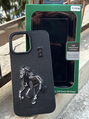 iPhone "13 Pro Max" Polo Embroidered Case - Black