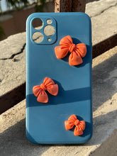 iPhone "11 Pro" Silicone "Butterfly Back" Case - Dark Blue