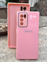 Oppo "Reno 6 Pro" Tempered Glass "Chrome" Case - Pink