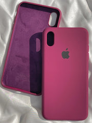 iPhone "XS Max" Silicone Case "Plum"