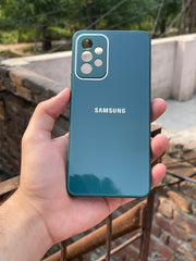 Samsung Galaxy "A72" Tempered Glass "Chrome" Case - Green