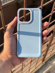 iPhone "13 Pro" Silicone "Camera Ring Retractable" Case - Sierra Blue