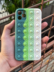 iPhone "11 Pro Max" Fidget Stress Release Pop-Up Case - Green