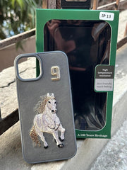 iPhone "13/14" Polo Embroidered Case - Gray