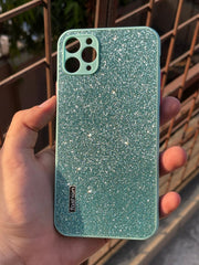 iPhone "11 Pro Max" Glitter Sparkle Case - Blue