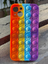 iPhone "13" Fidget Stress Release Pop-Up Case - Red & Purple