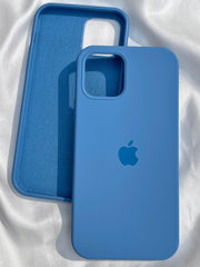 iPhone "12/12 Pro" Silicone Case "Ocean Blue"