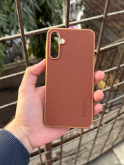 Samsung Galaxy "A15" Spigen Rugged Texture Case - Brown
