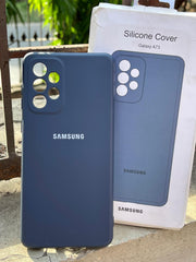 Samsung Galaxy "A73" Premium Silicone Case - Dark Blue