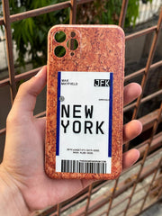 iPhone "11 Pro Max" Wood Texture Case - NewYork