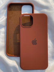 iPhone "13/14" Silicone Case "Chocolate Brown"