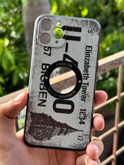 iPhone "11 Pro" Silicone "Retro" Edition Case - Cool Gray