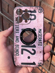 iPhone "13 Pro" Silicone "Retro" Edition Case - Light Purple