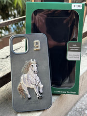 iPhone "11 Pro" Polo Embroidered Case - Gray