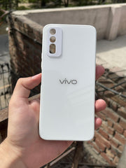 Vivo "Y20" Tempered Glass "Solid" Case - White