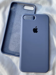 iPhone "7/8 Plus" Silicone Case "Steel Blue"