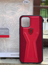 iPhone "12 Mini" Luxury "MIKKI" Leather Case - Red