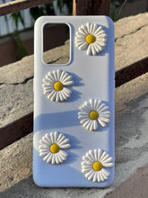 Oppo "F19" Flower Back Silicone Case - Blue