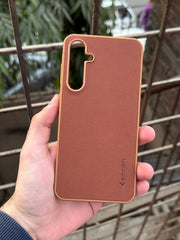 Samsung Galaxy "A35" Spigen Rugged Texture Case - Brown