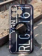 iPhone "13 Pro" Silicone "Retro" Edition Case - Black