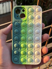 iPhone "13" Fidget Stress Release Pop-Up Case - Green