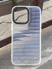 iPhone "13 Pro" Translucent Jump Style Silicone Case - White