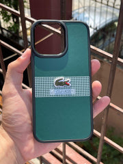 iPhone "15 Pro Max" Lacoste Le Club Case - Green & Black