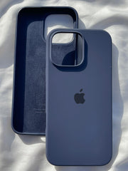 iPhone "16 Pro Max" Silicone Case "Dark Blue"