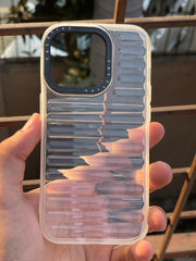 iPhone "14 Pro" Translucent Jump Style Silicone Case - White