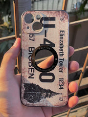 iPhone "13" Silicone "Retro" Edition Case - Cream