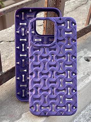 iPhone "14 Pro Max" Premium Silicone "Heat Dissipation" Case - Deep Purple