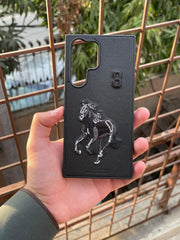 Samsung Galaxy "S23 ULTRA" Polo Embroidered Case - Black