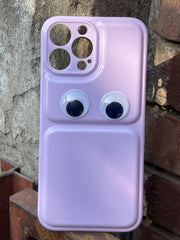 iPhone "13 Pro Max" Premium "Eyes" Case - Lilac