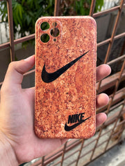 iPhone "11 Pro Max" Wood Texture Case - Nike