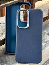 Samsung Galaxy "A35" Leather Textured Case - Blue