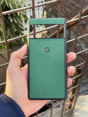 Google Pixel "7 Pro" Premium Leather Texture Case - Green
