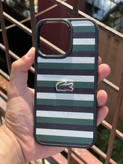 iPhone "15 Pro Max" Lacoste Le Club Case - Striped