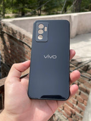 Vivo "V23E" Tempered Glass "Solid" Case - Black