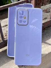 Xiaomi "Redmi 10" Tempered Glass "Chrome" Case - Purple