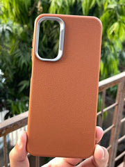 Samsung Galaxy "A25" Leather Textured Case - Brown