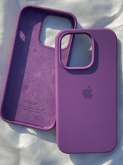 iPhone "14 Pro" Silicone Case "Purple"