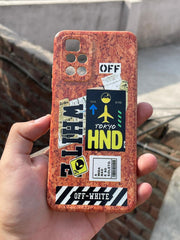 Xiaomi "Redmi 10" Wood Texture Case - OffWhite