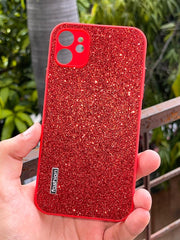 iPhone "11" Glitter Sparkle Case - Red