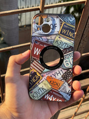 iPhone "13" Silicone "Retro" Edition Case - Number Plate