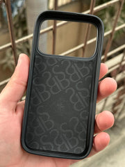 iPhone "17 Pro" Polo Embroidered Case - Black
